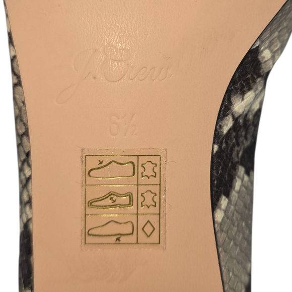 J. Crew‎ Snake Kiltie Loafer 6.5 - Picture 3 of 5